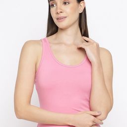 La Intimo Shoulder Strap Non Padded Cotton Camisoles-picture-19