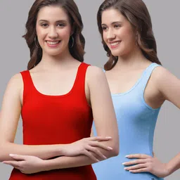 Friskers Pack Of 2 Cotton Tank Tops-picture-35