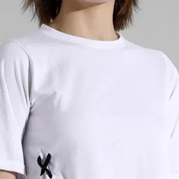 Campus Sutra Cotton Round Neck Short Sleeves Casual Tshirt image 2