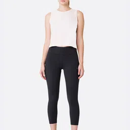 Van Heusen Proactive Elite Solid Quick-Dry High Stretch Cropped Top image 5