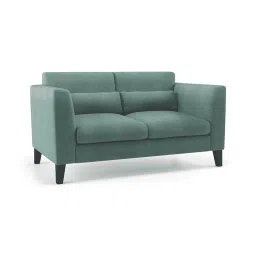 urban ladder create Lewis Sofa (Colour : Dusty Turquoise Velvet, Cushion : Hard, Seater : 3+2) image 5