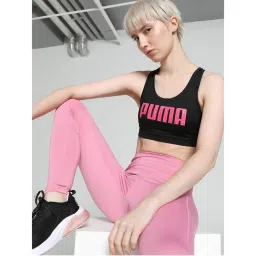 Puma Mid Impact Graphic Women's Sports Bra-image-88