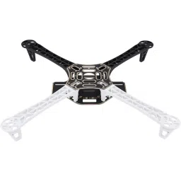 F450 4-axis Quadcopter Drone Frame Kit with Integrated PCB (Black & White) image 1