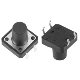 Tactile 4 Pin Push Button Switch 12X12X10mm (Pack of 5) image 1