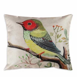 eric london Multicolor Jute Birds Printed 16x16 inches Cushion Covers (Pack of 5) image 5