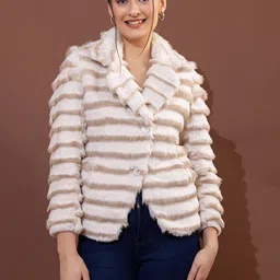 gfo Suede Solid Coat For Women image 3