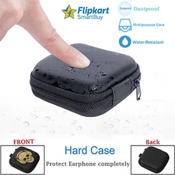 Flipkart SmartBuy Leather Zipper Headphone Case For Universal image 2