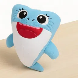 happie hugs Cute Baby Shark Plush Toy for Kids - 15 cm image 2