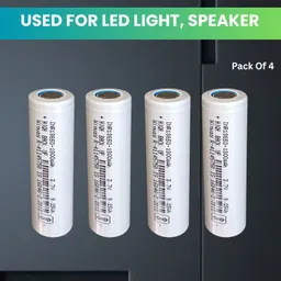 sacro Rechargeable 1800Mah Lithium-Ion For Light Speaker Pack of 4Q114 Battery-picture-33