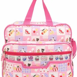 Multi-Compartment Baby Bag, Diaper Bag & Mother Bag for All Purpose (Baby Pink) Diaper Bag-image-1