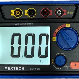 mextech DIGITAL EARTH RESISTANCE TESTER DET-99C Digital Multimeter image 1