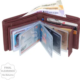 metronaut Men Casual Brown Artificial Leather Wallet image 2