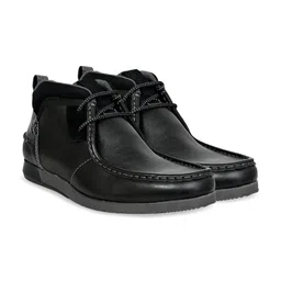 HX London Men Leather Formal Lace-Up Chuckka Boots-picture-21