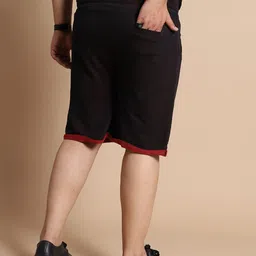 bigbanana Solid Men Black Casual Shorts image 4