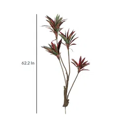 casacraft from pepperfry Green Polyester Artificial Draceana Plant Without Pot image 3