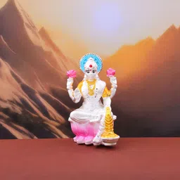 maira 925 Sterling Silver Goddess Lakshmi Ideal for Home & Office Décor Murti Decorative Showpiece-4 cm-picture-38