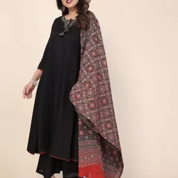 jekwas Embroidered Kurta, Trouser/Pant & Dupatta Set-picture-19