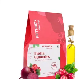 aithen Biotin Gummies for Hair,Skin & Nail |Vitamins with Biotin & A to E Vitamins|-picture-10