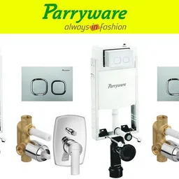 parryware Half Frame Concealed Cistern, with divater body upper crust set of 2 pic 274 Dual Flush Tank image 1