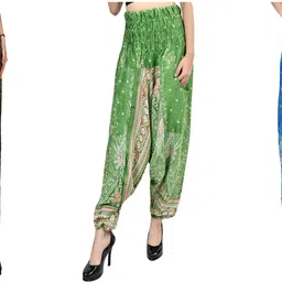 narnari Printed Rayon Women Harem Pants-picture-10
