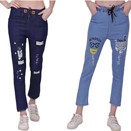 Women Regular Low Rise Blue Jeans-image-20