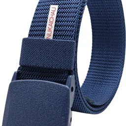 nukaichau Men Casual, Evening, Party Blue Nylon Belt-picture-22