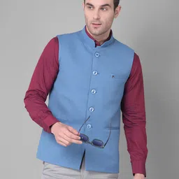 canary london Solid Men Waistcoat image 5