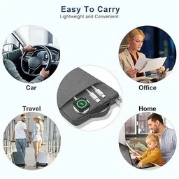 skol Compact 2-in-1 Type-C iWatch Charger for Travel & Daily Use Charging Pad image 4
