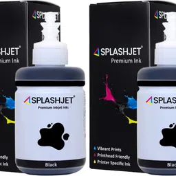 Splashjet T774 Pigment Ink for EP M200, M100, M105, M205 Printer - (140gm x 2BK) Black Ink Bottle-picture-15
