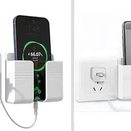 LOPAZ Wall Mounted Stand Phone Holder Mobile Wall Mount for charging (pack of 2 pcs) Mobile Holder-picture-13