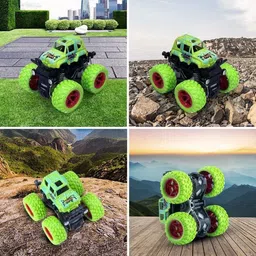 jamfro 4X4 Mini Monster Truck for Kids|360 Drift Stunt car | Push and Go Forward Car image 2
