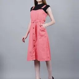 codaisy Women Pink Dungaree image 4