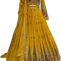 gangotri Embroidered Semi Stitched Lehenga Choli-picture-22