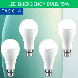 sacro 15W Rechargeable Inverter LED Bulb with Upto 4H.Power Cut Lighting Pack of_4S431 4 hrs Bulb Emergency Light-picture-36