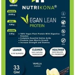 nutrikona Vegan Lean Pea & Rice Isolate With Probiotics & 8 Ayurvedic Fat loss herbs Plant-Based Protein-picture-40