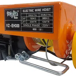 voltz VZ-EH 300X12mtrs copper Winding Mini Electric Hoist for Small Job Works Lever Tool image 3