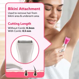 AGARO 33622 Trimmer 90 minRuntime 2 Length Settings image 2