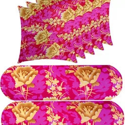 palvit Microfibre Bolster Pack of 7 Abstract-picture-19