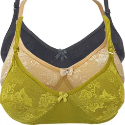 x-well Pack of 3 Women Bralette Bra image 1
