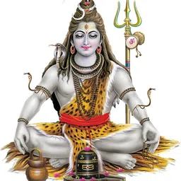 god & god's 67 cm Shiv Bhole Modern Art 194 Self Adhesive Sticker-picture-37