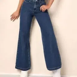 r.code by the roadster life co. Women Loose Fit Mid Rise Dark Blue Jeans-picture-13