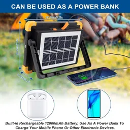 wundervox Rechargeable LED Worklight, 336Leds 10000LM Magnetic Work 7 hrs Flood Lamp Emergency Light image 5