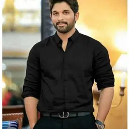 jessnx Men Regular Fit Solid Spread Collar Casual Shirt-picture-23