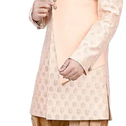 Diamond Style indo Western Embellished Sherwani image 3