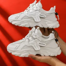 posewalk White Stylish Casual Shoes For Woman Sneakers For Women-picture-45