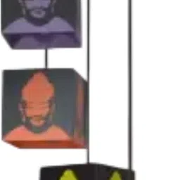 whisk Colorful Acrylic Buddha Pendant Light | Indoor for Home & Meditation Spaces Pendant Lamp Ceiling Lamp image 3