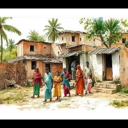 mmory Elegant Wall Art Digital Reprint 8 inch x 12 inch Painting image 1