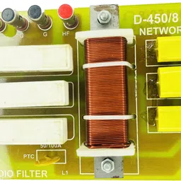 pcb and electronics D-450/8ohms IMPORTED CROSSOVER NETWORK PLATE FOR HIGH FREQUENCY AUDIO FILTER Electronic Components Electronic Hobby Kit image 2