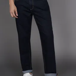 ducati Men Straight Fit Mid Rise Dark Blue Jeans-picture-26