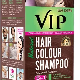 vip Hair Colour Shampoo , Dark Brown-picture-13